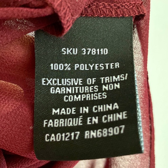 Sheer chiffon Le Chateau cover up - Picture 4 of 5